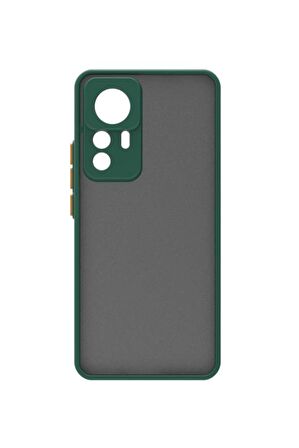 Xiaomi Mi 12T Pro Kılıf Mat Yüzey Kamera Korumalı Silikon