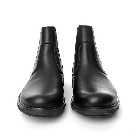Timberland Sivri Burun Kısa Topuk Lastikli Günlük Siyah Klasik Bot 