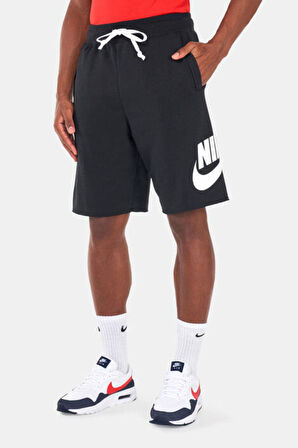 Nike Sportswear Sport Essentials French Terry Alumni Bol Kesim Siyah Erkek Spor Şort