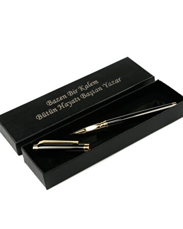 Kişiye Özel Dolma Kalem Lüks Kutulu Hediye Paketli