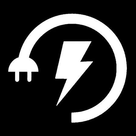 Elektirikli Araç Araba Uyarı Etiketi Siyah Renk 13CM tampon