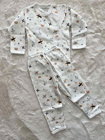 Uçaklı Biyeli yandan çıtlı Biyeli Patiksiz ikili Takım