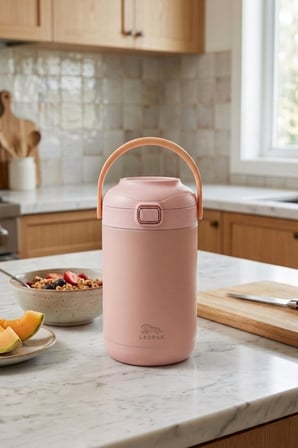 Cooker Leopar 2 Litre Kaşıklı Yemek Termosu YK1412