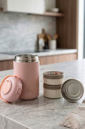Cooker Leopar 2 Litre Kaşıklı Yemek Termosu YK1412