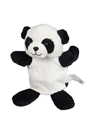 El Kuklası Panda Peluş Oyuncak 