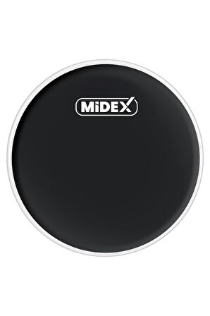 Midex DR-12BK Siyah Renk 12 İnç Alto Bateri Davul Derisi Drumhead 12'' inch (30.48 cm)