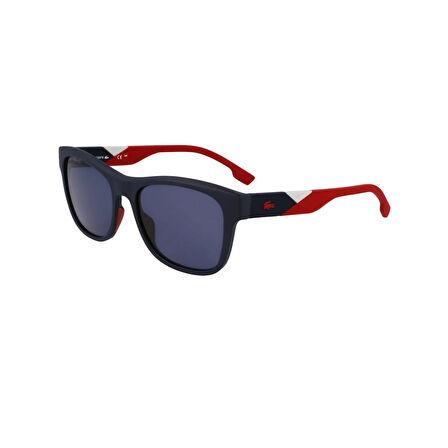 Lacoste L6043S 424 56 Erkek Kare Mavi Kemik Güneş Gözlüğü