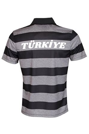 Nike Polo Yaka Milli Takım Gri Tişört 816338-021