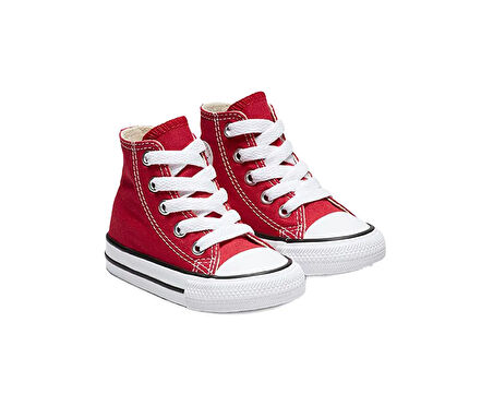 Converse Chuck Taylor All Star High Top Infant/Toddler Bebek Günlük Ayakkabı 7J232C Kırmızı