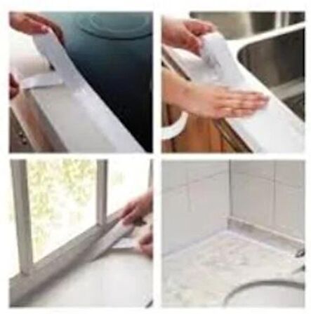 Lavabo Küvet Kenar Mutfak Banyo Su Sızdırmaz Geçirmez tamir Bant 