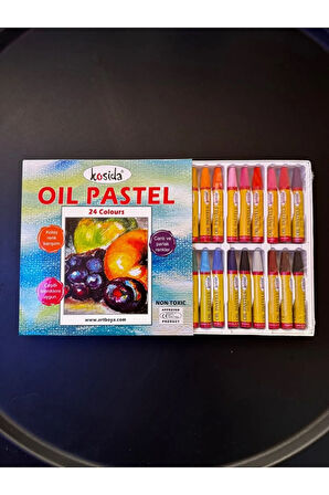 Yağlı Pastel Boya 24 Renk