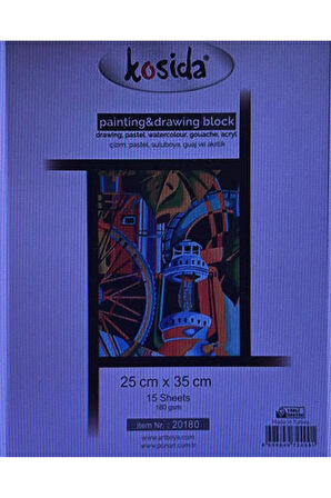 Resim Defteri Dokulu 15 yaprak 20180