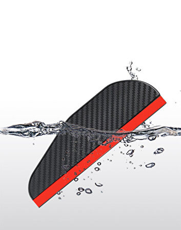 Smart Crossblade yan ayna uyumlu yağmur su güneş angelleyıcı gölgelik - 2li set