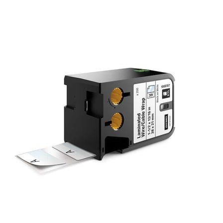 1868705 Xtl Laminetel 21 X 39 Beyaz-Siyah 250 Etiket