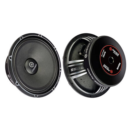 Reiss AUDİO RS-M84VB-750W MAX-375W Rms Profesyonel 20 cm Midrange Hoparlör-METAL KAPAKLI -2 ADETTİR