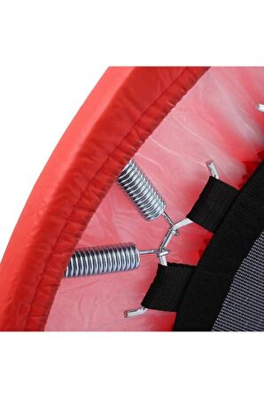92 Cm Deluxe Trampolin Kırmızı (36 Inç Trambolin) Çocuk Trambolini