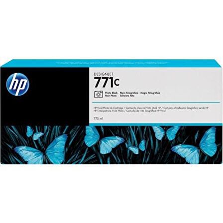 HP 771C Photo Black Foto Siyah 775ML Plotter Kartuşu B6Y13A