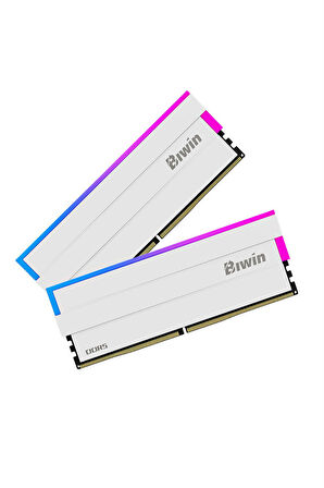 Biwin DW100-CW005 32GB DDR5 7200Mhz 2x16GB RGB Masaüstü Ram - Beyaz