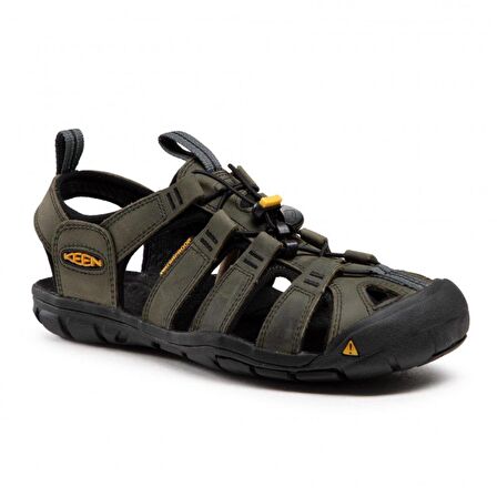 Keen Siyah Erkek Sandalet CLEARWATER CNX LEATHER