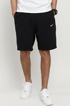 Nike Crusader Swossh Yazlık İnce Siyah Erkek Şortu