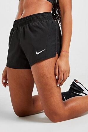 Nike 10K Running Training Shorts Black Kadın Koşu Antrenman Şortu Siyah