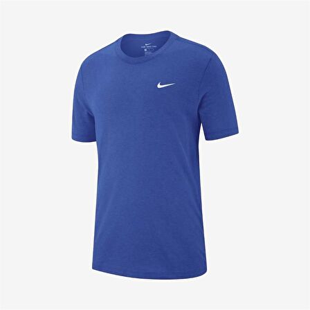 Nike M NK DF TEE DFC CREW SOLID AR6029-480 Mavi T-shirt