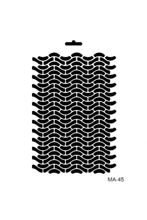 Ma45 Mix Media Stencil