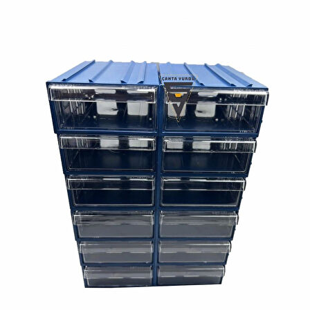 Sembol 101 Plastik Çekmeceli Kutu 122X85x41mm 30 Adet