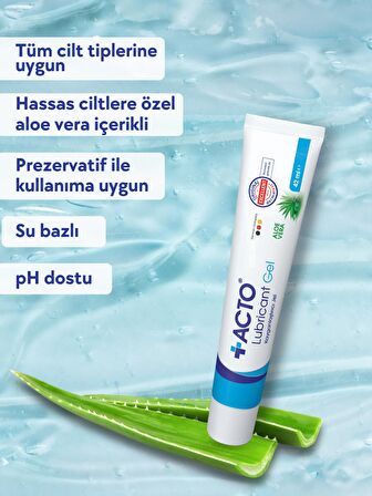 ACTO LUBRICANT GEL 42 ml Kayganlaştırıcı Jel - Kokusuz ve Yakmaz