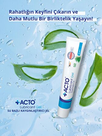 ACTO LUBRICANT GEL 42 ml Kayganlaştırıcı Jel - Kokusuz ve Yakmaz