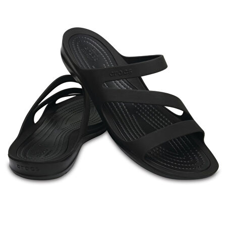 Crocs Swiftwater Sandal Black Terlik 203998-060