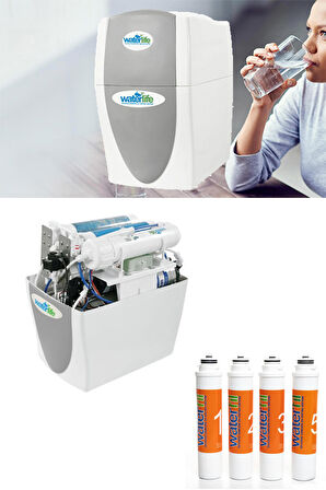 Puricom Ve Waterlife  Arıtmalara Uyumlu Tak Çevir 4'lü Filtre
