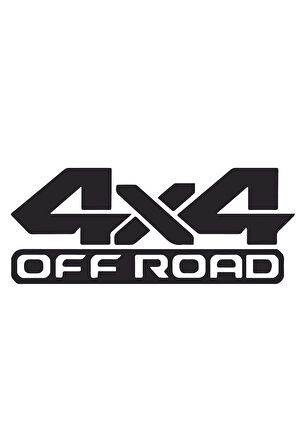 4X4 Off Road Araba Sticker Yapıştırma 18cm 2 Adet
