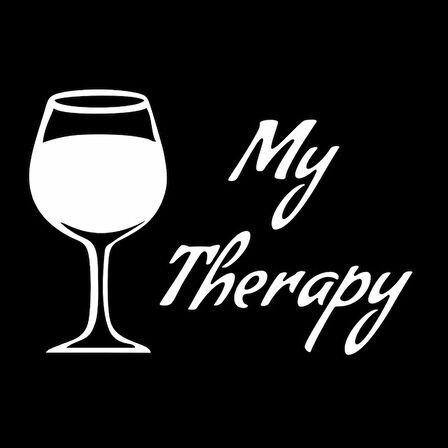 Benim terapim Etiket Sticker Yapıştırması 18cm beyaz