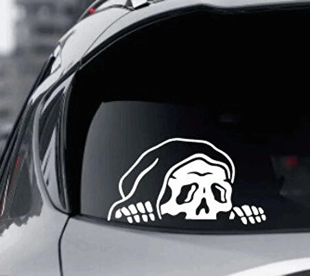 Halloween Araba Sticker etiker Cadılar bayramı 17 CM