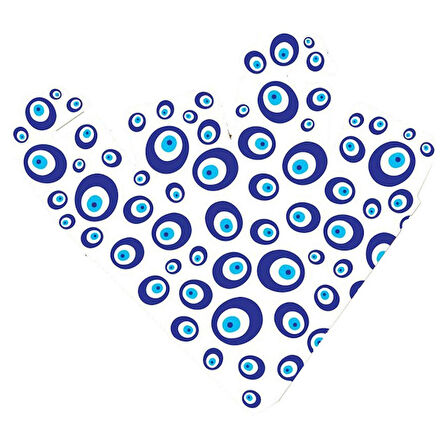 Nazar Sticker Yapıştırma Etiket 15Cm ve 6 Cm 2 Adet md3