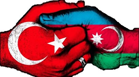 Azerbaycan Türk Kardeşliği oto Sticker Etiket Yapıştırma 18Cm