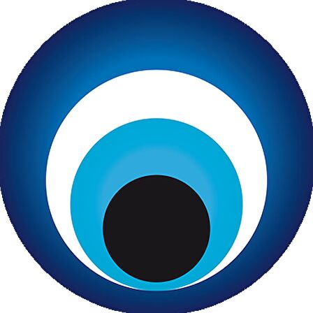 Nazar Araba Leptop Sticker Yapıştırması 16Cm