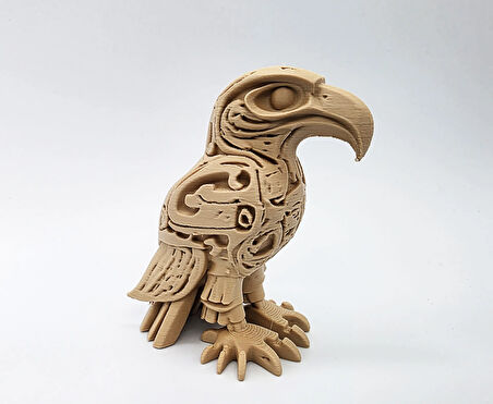 Ahşap Oymalı Ev Dekorasyon Ürünü Masaustu Dekoratif Ürün 13CM