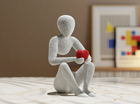 Minimalist heykelcik ev Masa dekorasyon