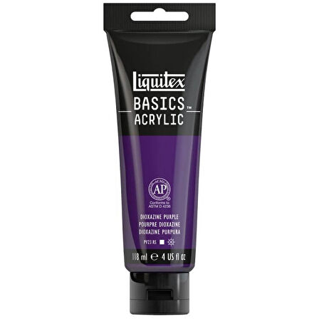 Liquitex Basics Acrylic 118ml Akrilik Boya Dioxazine Purple 186