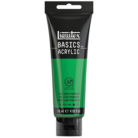 Liquitex Basics Acrylic 118ml Akrilik Boya Green Light Permanent 312