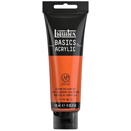 Liquitex Basics Acrylic 118ml Akrilik Boya Cadmium Red Light Hue 510