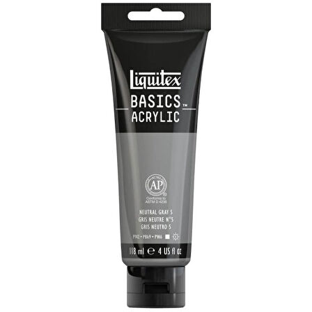 Liquitex Basics Acrylic 118ml Akrilik Boya Grey Neutral Value 5 599