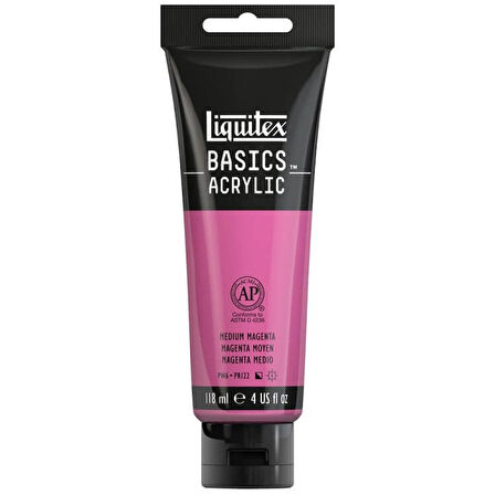 Liquitex Basics Acrylic 118ml Akrilik Boya Magenta Medium 500