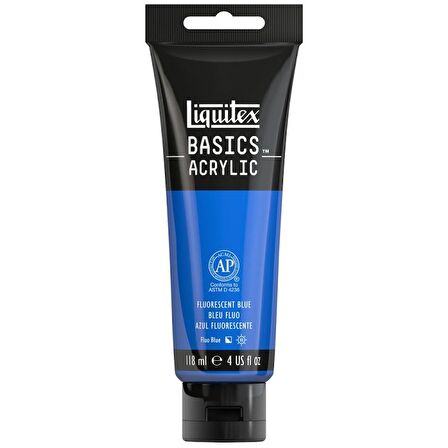 Liquitex Basics Acrylic 118ml Akrilik Boya Fluorescent Blue 984
