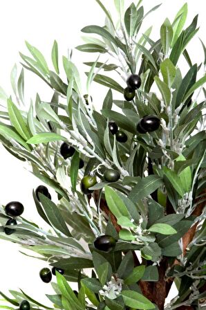 Yapay Zeytin Ağacı 120cm Tek Gövdeli Doğal Gerçek Görünümlü Yapay Ağaç