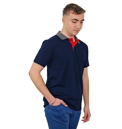 POLO YAKA TİŞÖRT LACİVERT X SMALL