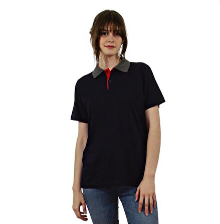 POLO YAKA TİŞÖRT LACİVERT 2XL