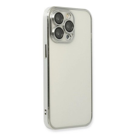 Apple İphone 14 Pro Kılıf Razer Lensli Silikon - Gümüş